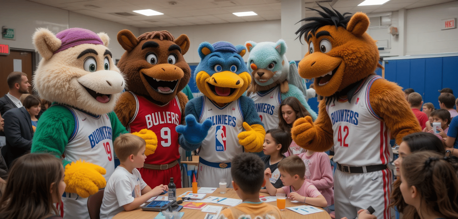 how much do nba mascots make